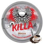 Cutie cu 20 de pliculete cu nicotina aroma de cafea Killa Mocca Extra Strong
